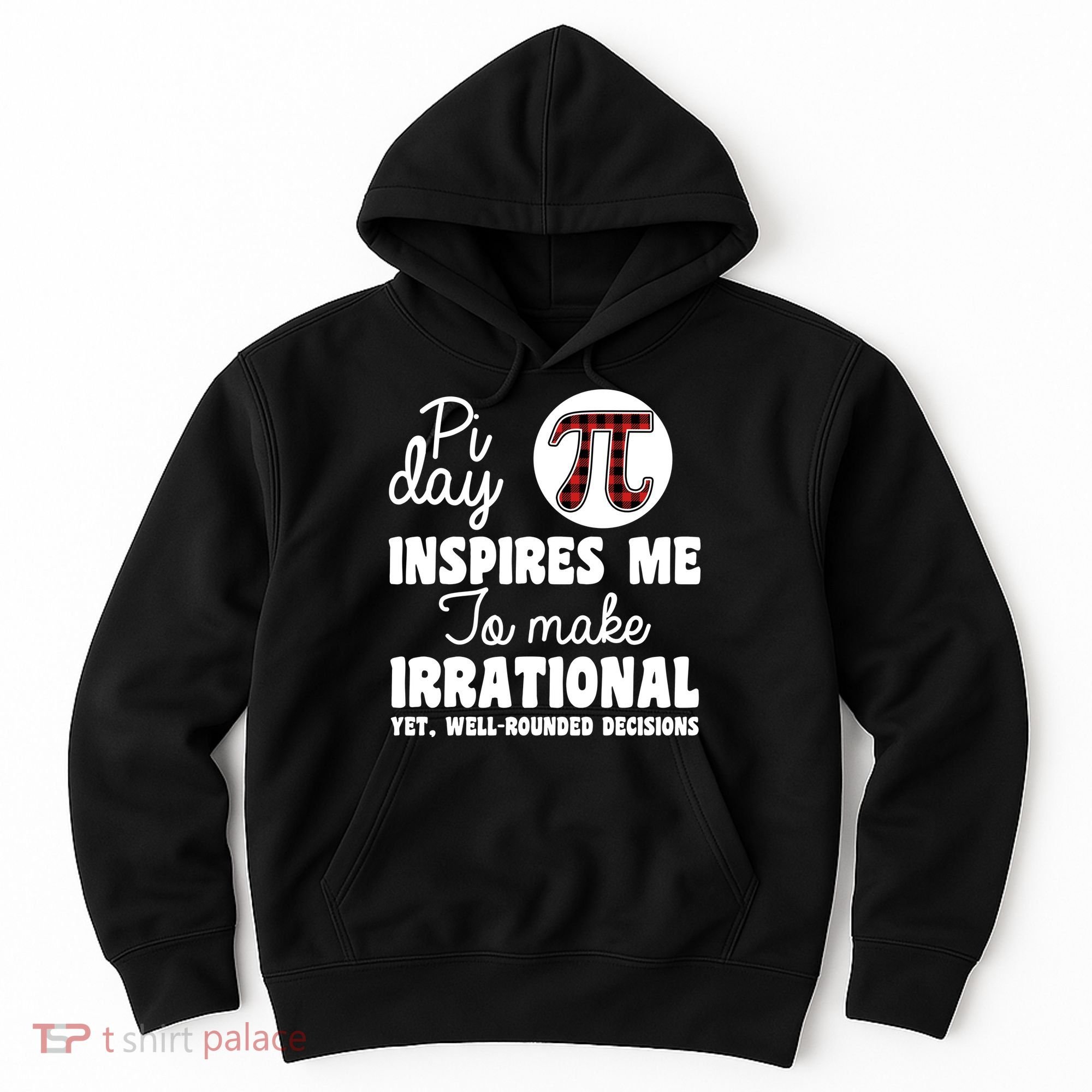 Pi Inspires Me Funny Pi Day 3.14 Hoodie