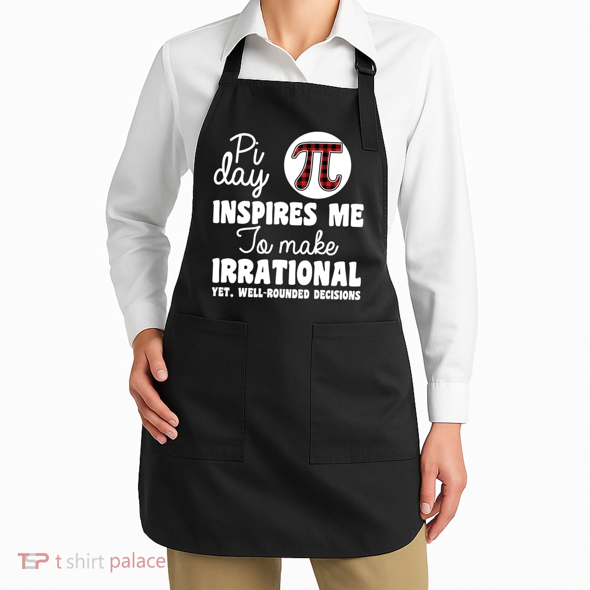 Pi Inspires Me Funny Pi Day 3.14 Apron