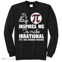Pi Inspires Me Funny Pi Day 3.14 Sweatshirt thumb 0