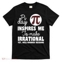Pi Inspires Me Funny Pi Day 3.14 T-Shirt thumb 0