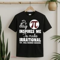 Pi Inspires Me Funny Pi Day 3.14 T-Shirt thumb 2