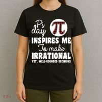 Pi Inspires Me Funny Pi Day 3.14 T-Shirt thumb 4