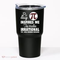 Pi Inspires Me Funny Pi Day 3.14 Tumbler thumb 0