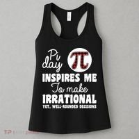 Pi Inspires Me Funny Pi Day 3.14 Women's Tank Top thumb 3