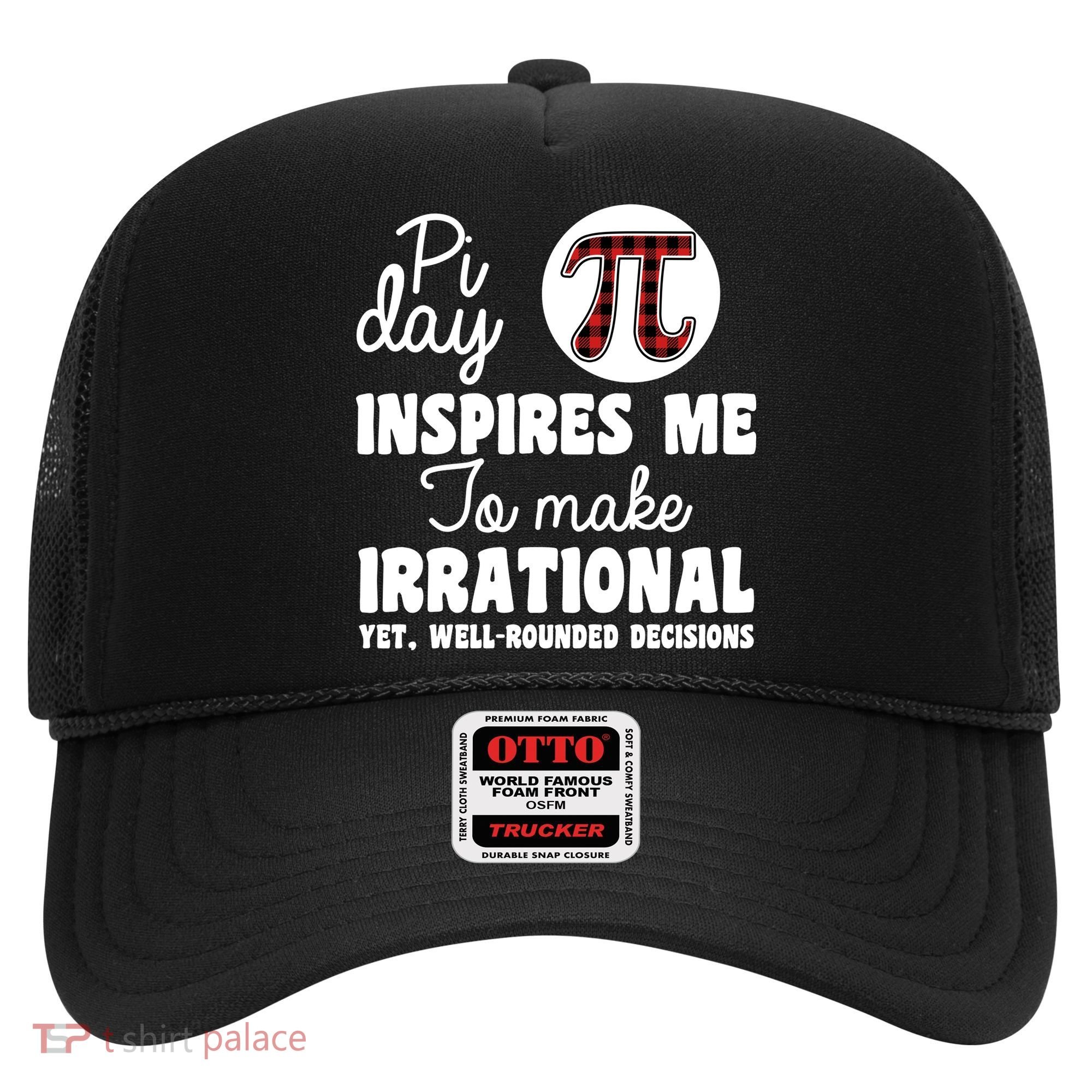 Pi Inspires Me Funny Pi Day 3.14 Hat