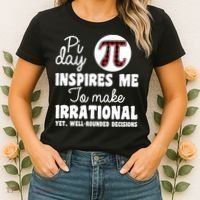 Pi Inspires Me Funny Pi Day 3.14 Women's T-Shirt thumb 2
