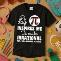 Pi Inspires Me Funny Pi Day 3.14 Kids T-Shirt thumb 3