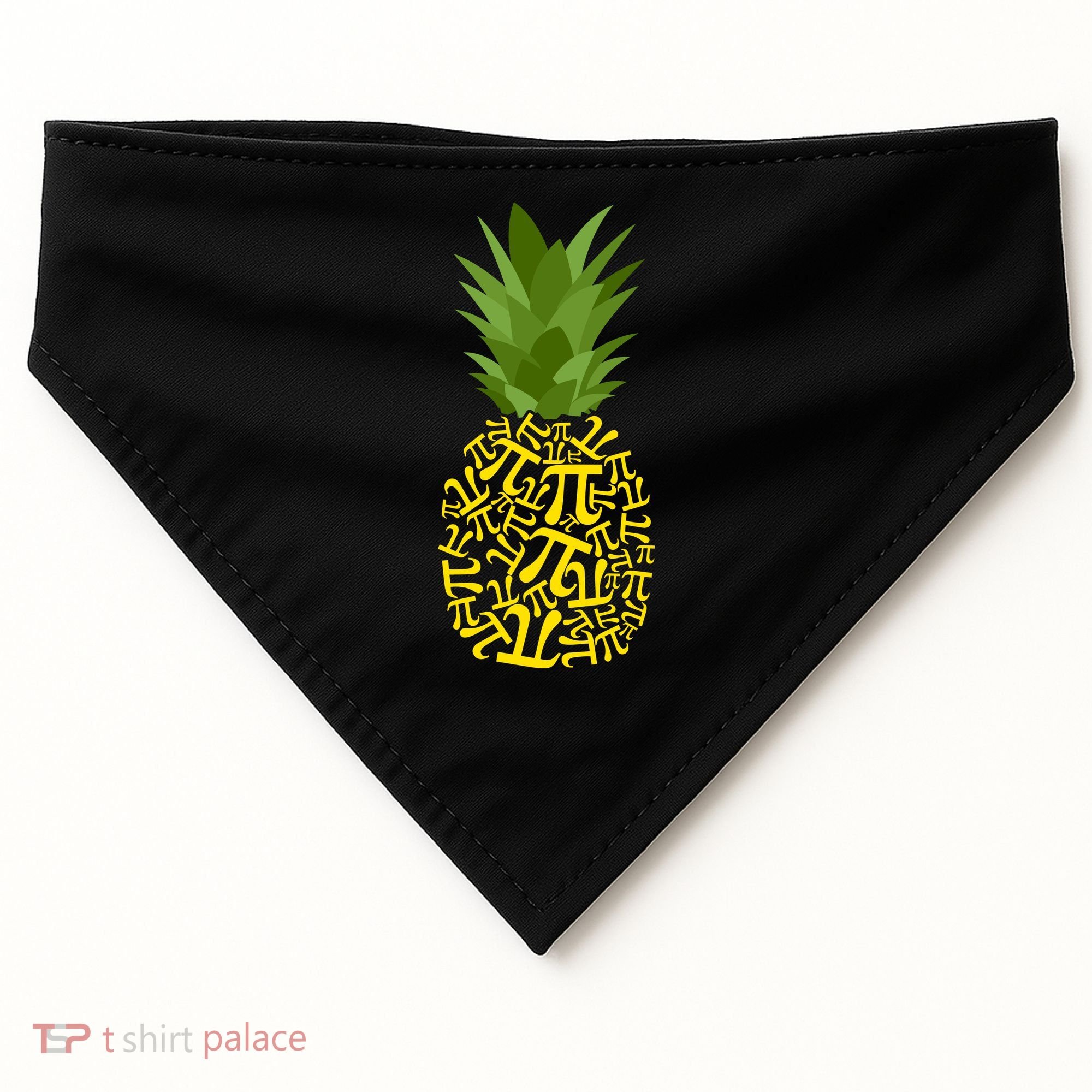 Pi-neapple Pi Day USA-Made Doggie Bandana