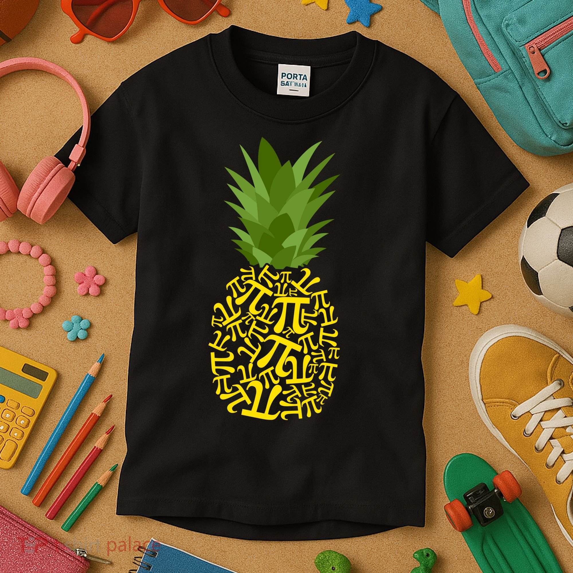 Pi-neapple Pi Day Kids T-Shirt