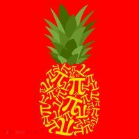 Pi-neapple Pi Day Santa Hat thumb 1