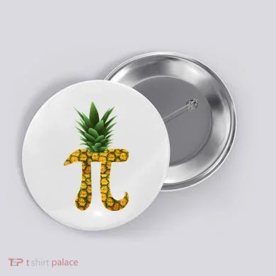 Pi-neapple Pineapple Pi Day Button