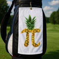 Pi-neapple Pineapple Pi Day Golf Towel thumb 2