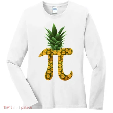 Pi-neapple Pineapple Pi Day Women's Long Sleeve Shirt