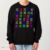 Pi Plaid Rainbow Pride Pi Day Collage Women's Sweatshirt thumb 0
