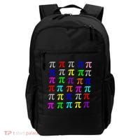 Pi Plaid Rainbow Pride Pi Day Collage Backpack thumb 0