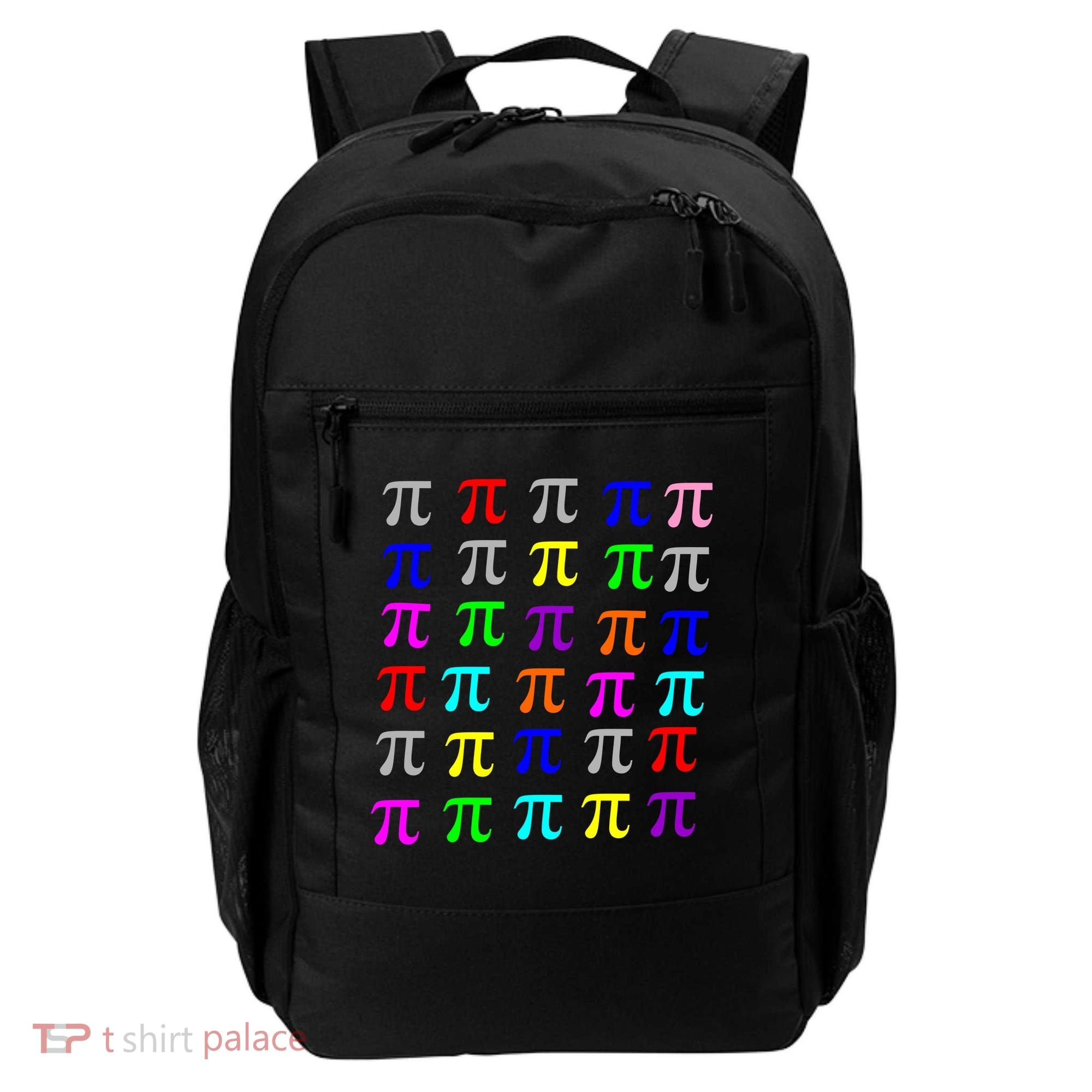 Pi Plaid Rainbow Pride Pi Day Collage Backpack