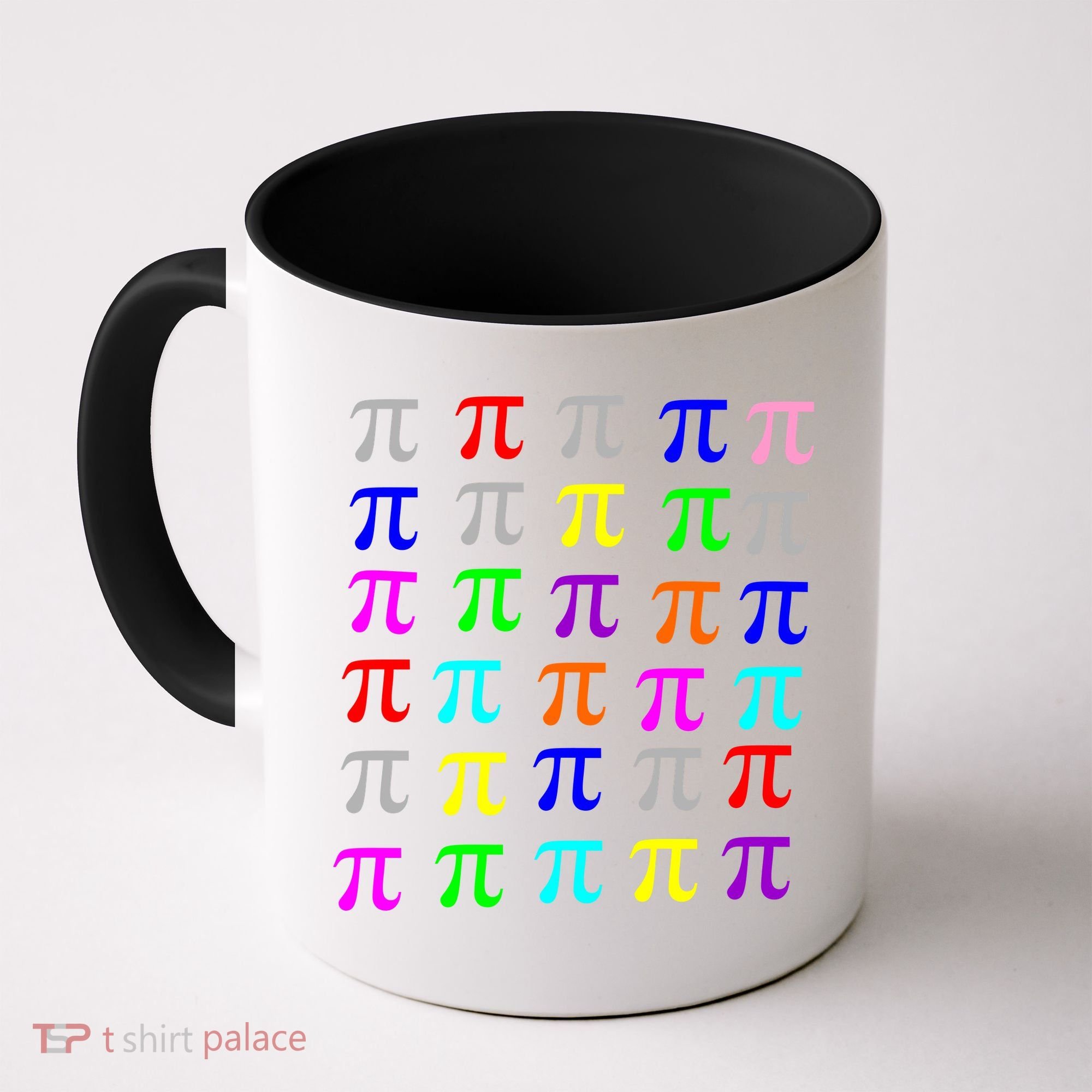 Pi Plaid Rainbow Pride Pi Day Collage Coffee Mug