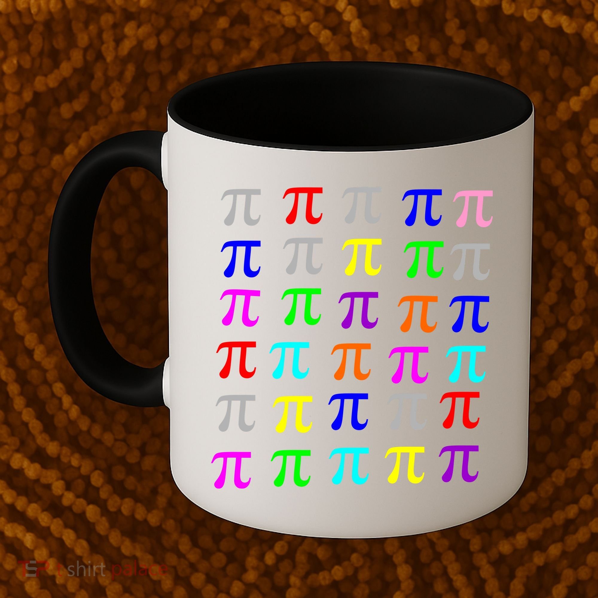 Pi Plaid Rainbow Pride Pi Day Collage Coffee Mug