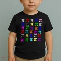 Pi Plaid Rainbow Pride Pi Day Collage Toddler T-Shirt thumb 2