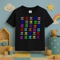 Pi Plaid Rainbow Pride Pi Day Collage Toddler T-Shirt thumb 3