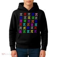 Pi Plaid Rainbow Pride Pi Day Collage Kids Hoodie thumb 4