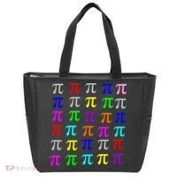 Pi Plaid Rainbow Pride Pi Day Collage Tote Bag thumb 0