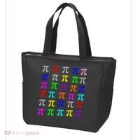 Pi Plaid Rainbow Pride Pi Day Collage Tote Bag thumb 3