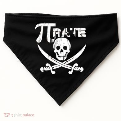 PI Rate Math Skull and Cross Swords USA-Made Doggie Bandana