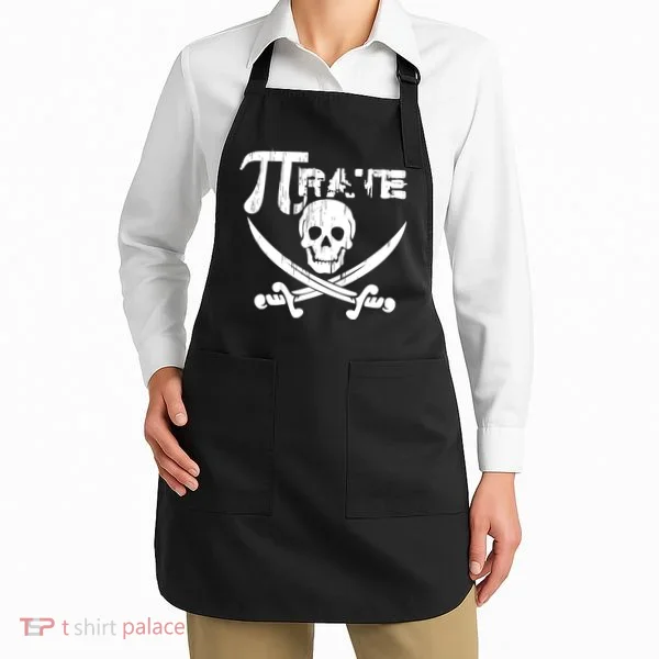 PI Rate Math Skull and Cross Swords Apron
