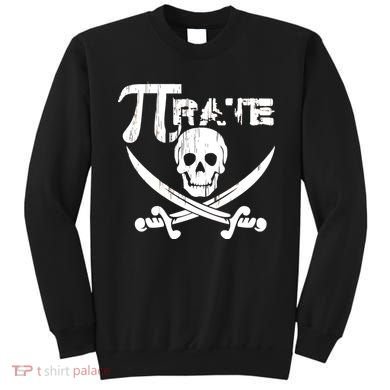 PI Rate Math Skull and Cross Swords Sweatshirt