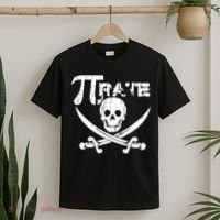 PI Rate Math Skull and Cross Swords T-Shirt thumb 2