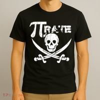 PI Rate Math Skull and Cross Swords T-Shirt thumb 3