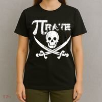 PI Rate Math Skull and Cross Swords T-Shirt thumb 4