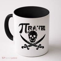 PI Rate Math Skull and Cross Swords Coffee Mug thumb 0