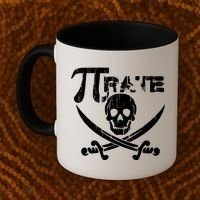 PI Rate Math Skull and Cross Swords Coffee Mug thumb 2