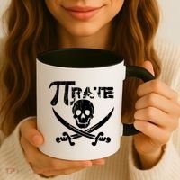 PI Rate Math Skull and Cross Swords Coffee Mug thumb 3