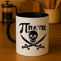 PI Rate Math Skull and Cross Swords Coffee Mug thumb 4
