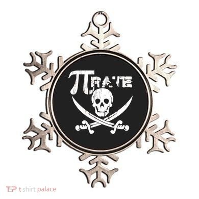 PI Rate Math Skull and Cross Swords Ornament