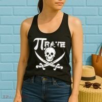 PI Rate Math Skull and Cross Swords Women's Tank Top thumb 2
