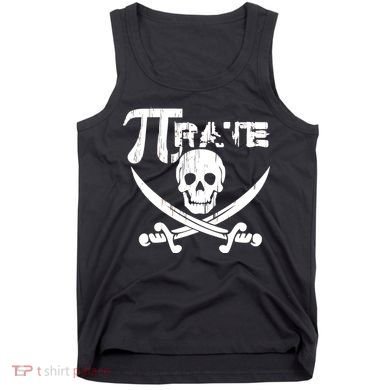 PI Rate Math Skull and Cross Swords Tank Top