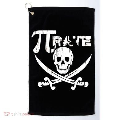 PI Rate Math Skull and Cross Swords Golf Towel