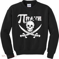 PI Rate Math Skull and Cross Swords Kids Sweatshirt thumb 0