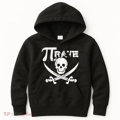 PI Rate Math Skull and Cross Swords Kids Hoodie