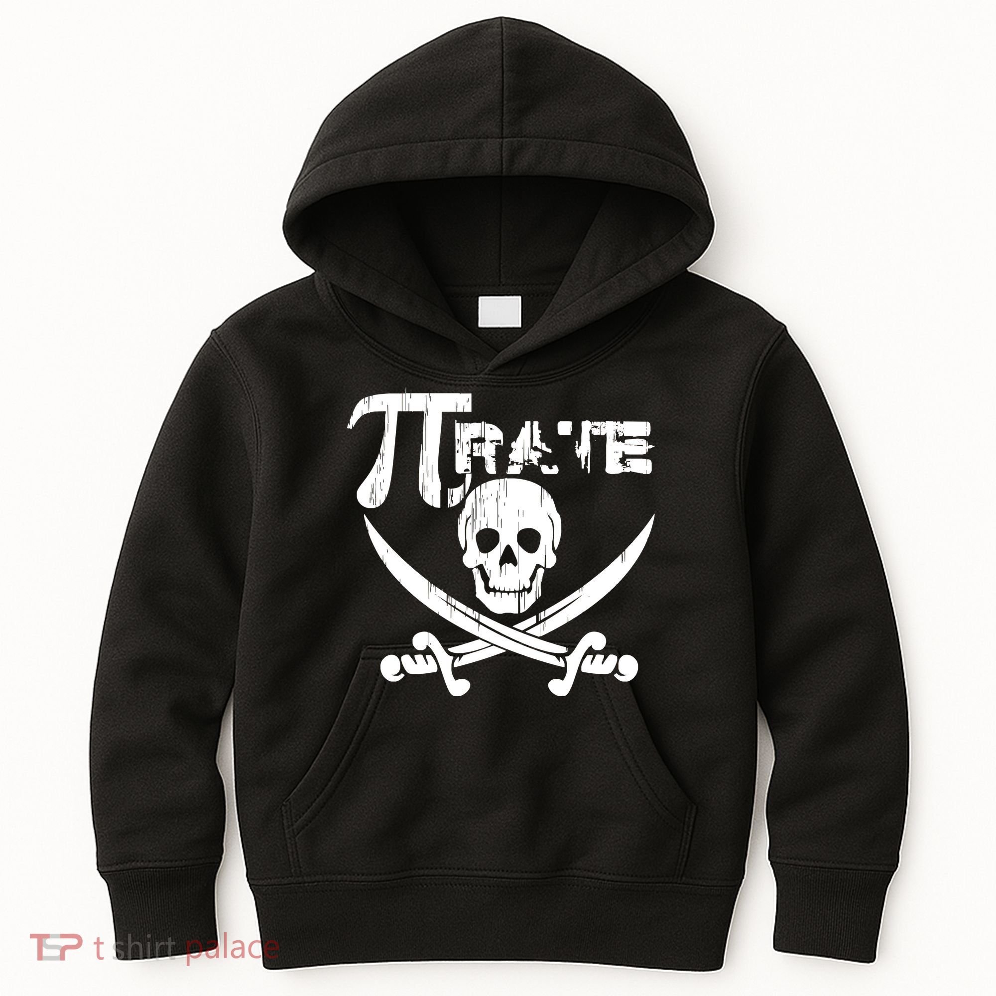 PI Rate Math Skull and Cross Swords Kids Hoodie