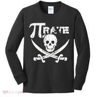 PI Rate Math Skull and Cross Swords Kids Long Sleeve Shirt thumb 0
