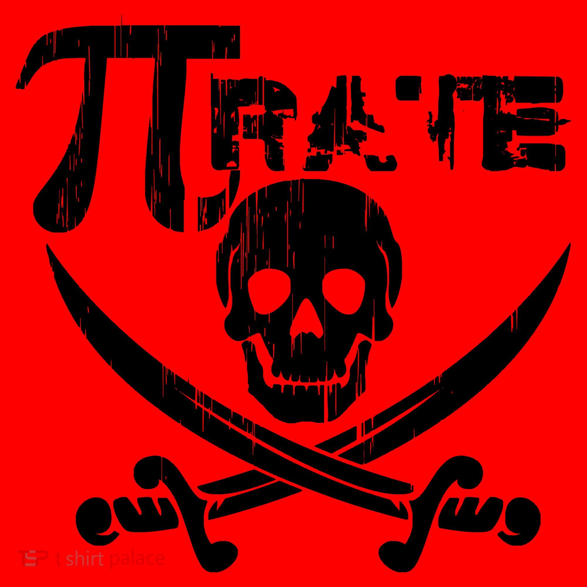 PI Rate Math Skull and Cross Swords Santa Hat