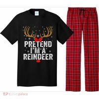 Pretend I'm a Reindeer Funny Easy Christmas Costume Pajama Set thumb 0