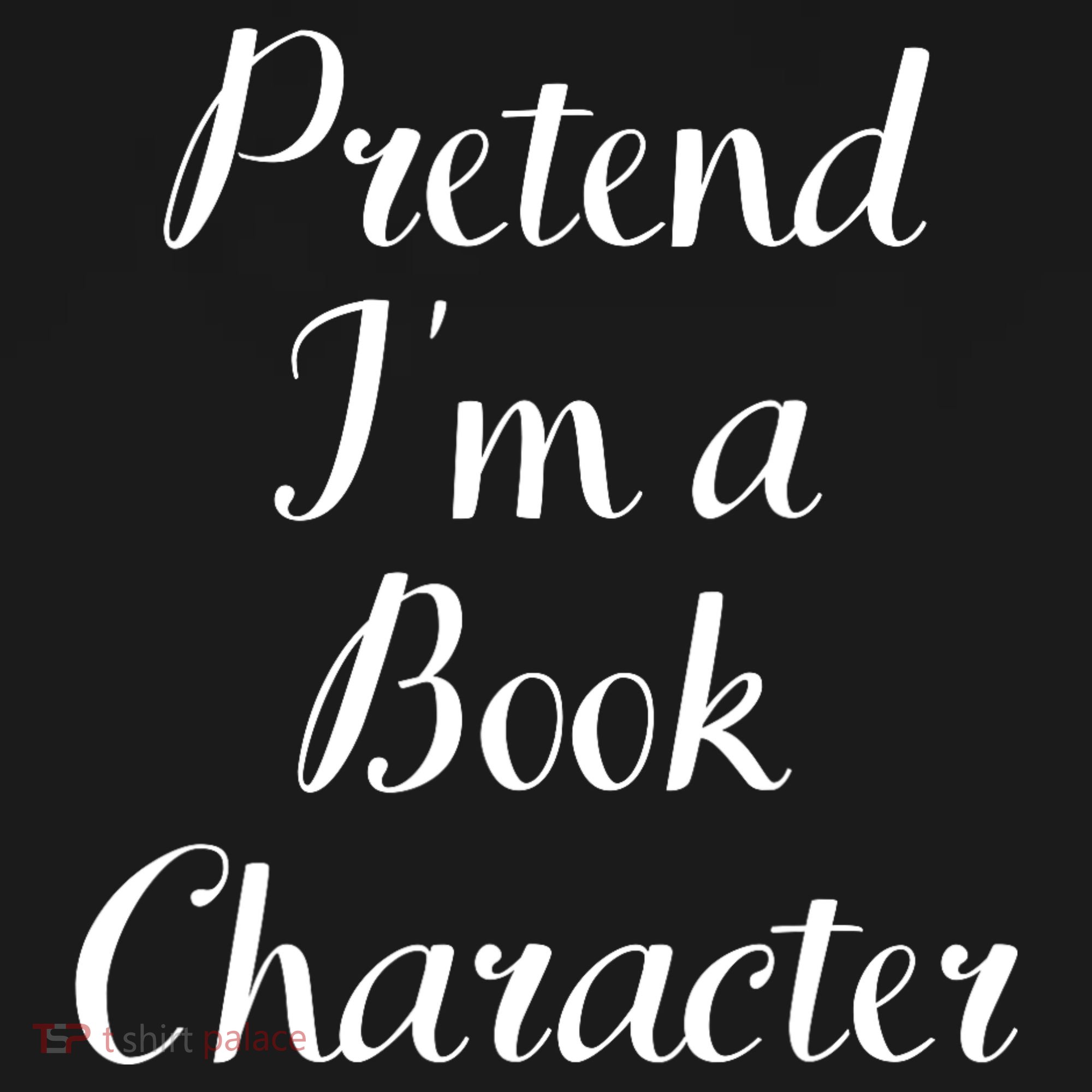 Pretend IM A Book Character Costume Funny Lazy Halloween Tank Top
