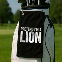 Pretend IM A Lion Matching Costume Golf Towel thumb 2