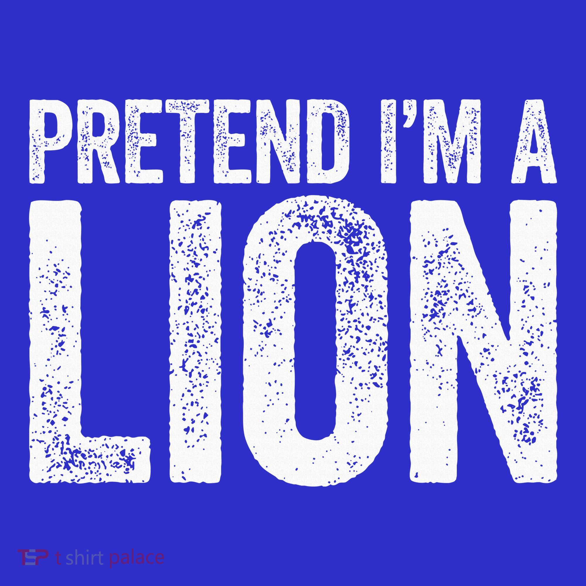 Pretend IM A Lion Matching Costume Coaster